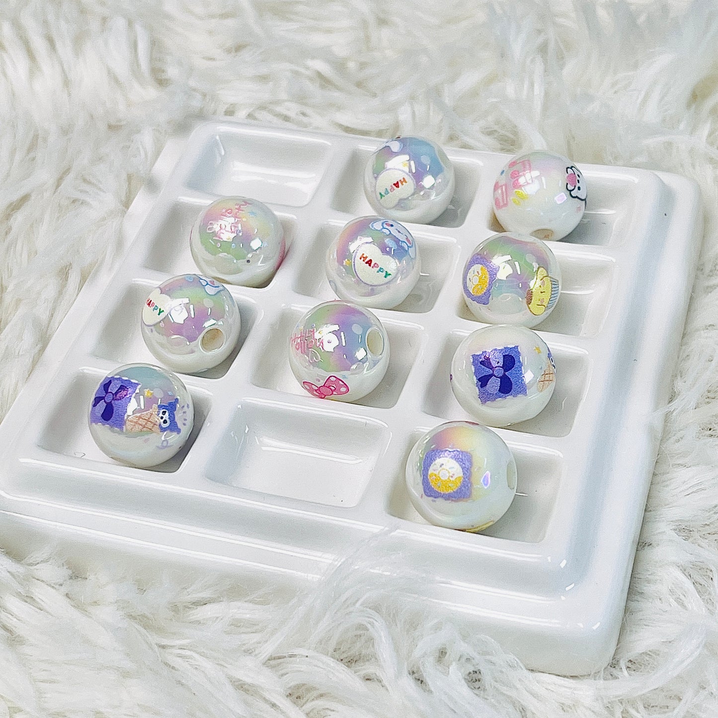 16MM Shimmer Kulome Bead