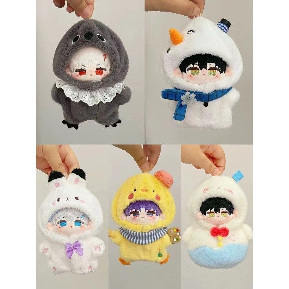 10cm深空娃娃 超级可爱出门必带上班带上你的老公吧(带娃娃衣服)