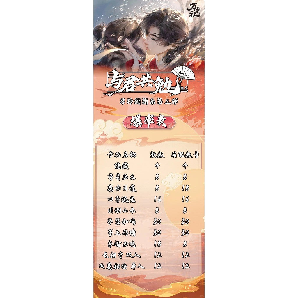 万卡社 男神拍立得撕撕乐第三弹 与君共勉