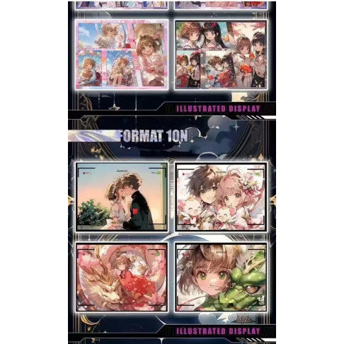 卡卡瑞文创 魔卡少女小樱混ip 三折叠超级大卡