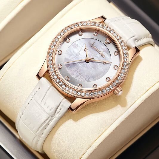 Bestdon Quartz Exam Watch for Women: Stylish, Simple, and Fresh – A Perfect Christmas and New Year's Gift for Girls