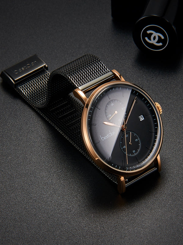 Bestdon Men's Ultra-Thin Multifunctional Watch, 2025 New Style, Designer Brand, Simple Men's Watch