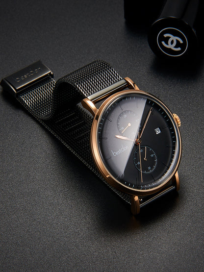 Bestdon Men's Ultra-Thin Multifunctional Watch, 2025 New Style, Designer Brand, Simple Men's Watch