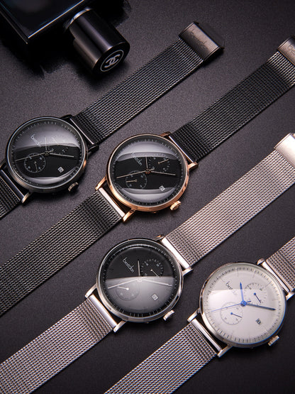 Bestdon Men's Ultra-Thin Multifunctional Watch, 2025 New Style, Designer Brand, Simple Men's Watch