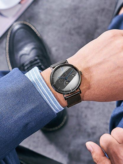 Bestdon Men's Mechanical Watch, Automatic, Waterproof, Large Dial, Multifunctional, 2025 New Model