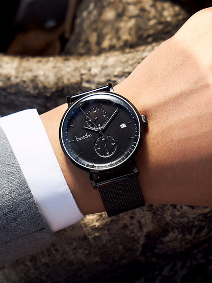 Bestdon Men's Ultra-Thin Multifunctional Watch, 2025 New Style, Designer Brand, Simple Men's Watch