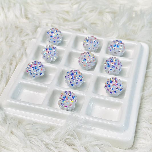 14MM RihineStone White