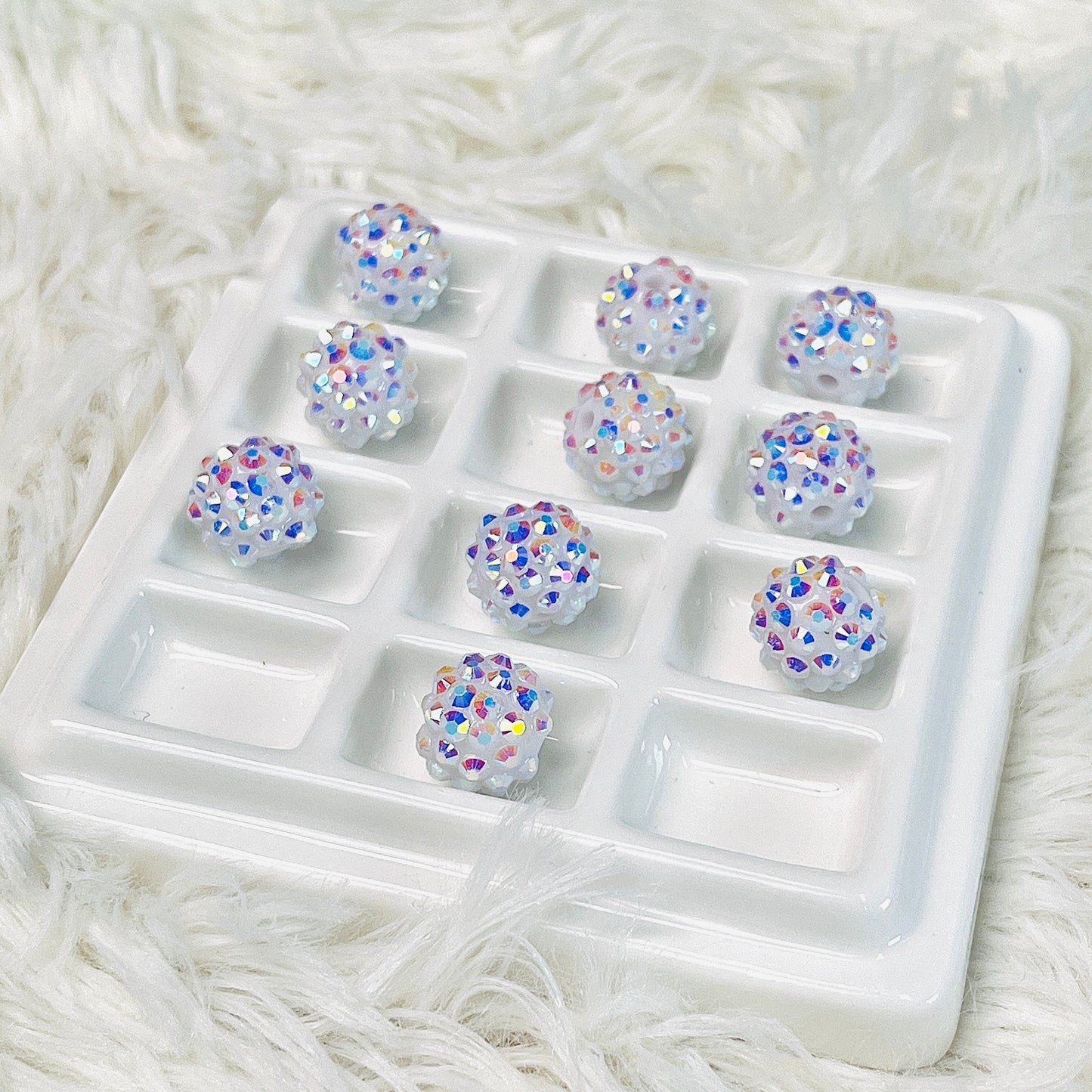 14MM RihineStone White