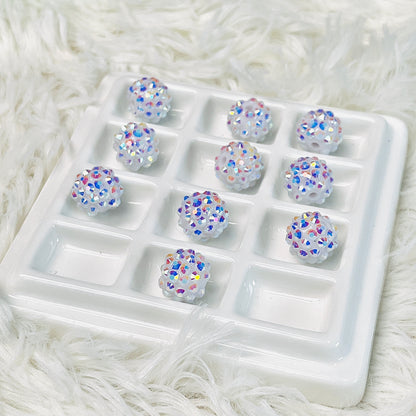 14MM RihineStone White