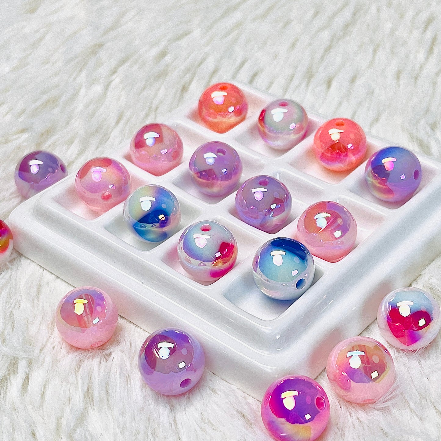 16MM Summer Heart Bead