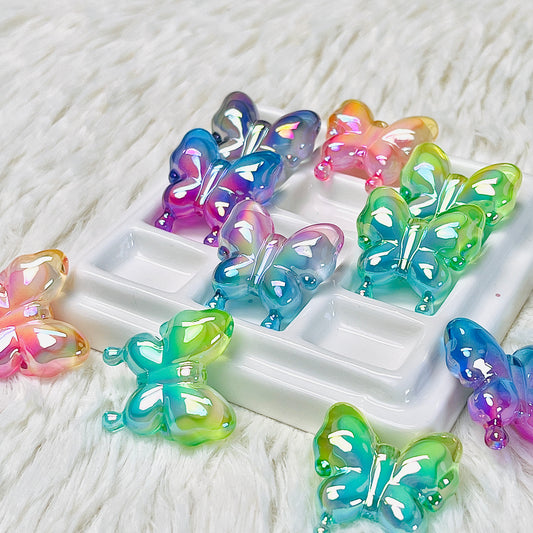 Shimmer Bead in Bead Butterfly