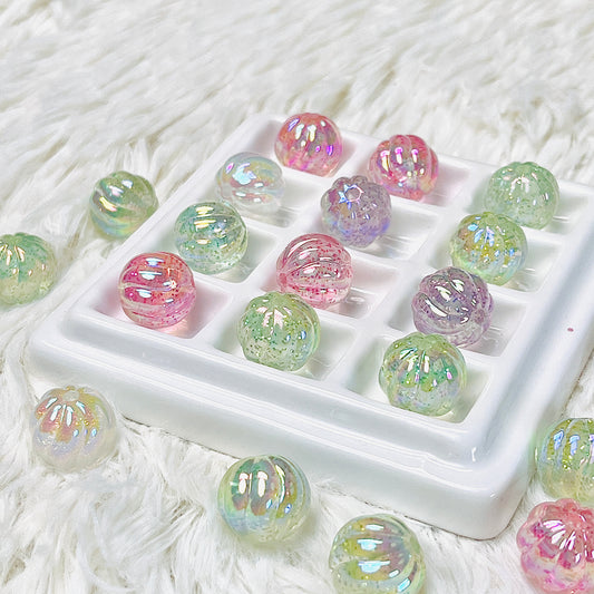 16MM Shimmer Gold Foil Pumpkin