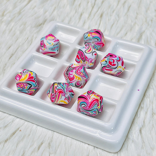 Oil On Canvas Octagon