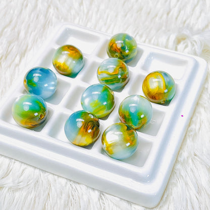 18MM Galaxy Green Oil Vignette