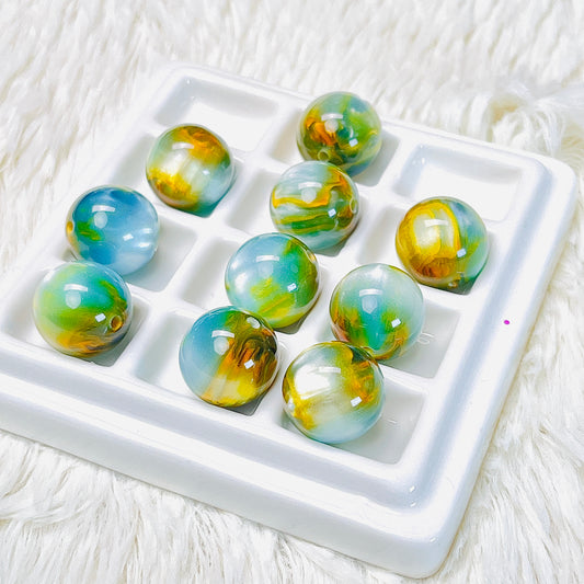 18MM Galaxy Green Oil Vignette