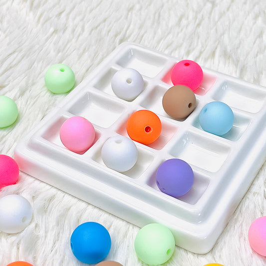 16MM Cream Macaroon Bead