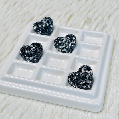 Black RihineStone Heart