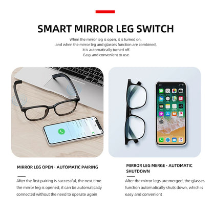 Bluetooth headset glasses