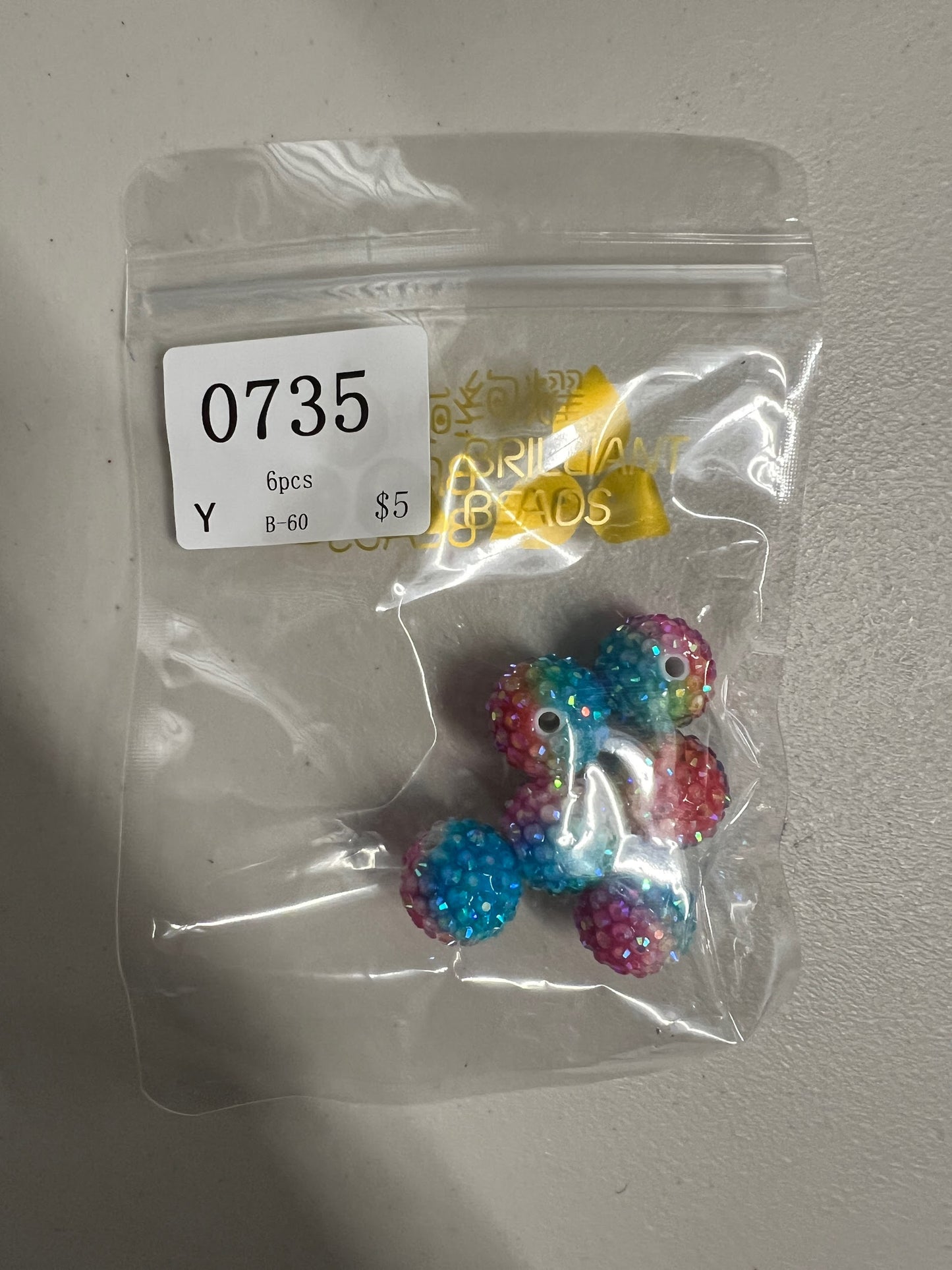 【POPCANDY】16mm Acrylic Beads Mix for DIY Pen, Keychain, Bracelet,Crafts - Category LS(The quantity of a pack is as shown in the picture.)