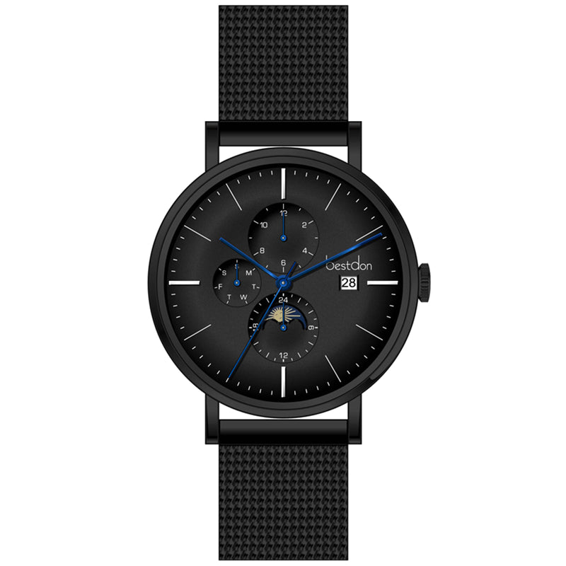 Bestdon Men's Mechanical Watch, Automatic, Waterproof, Large Dial, Multifunctional, 2025 New Model