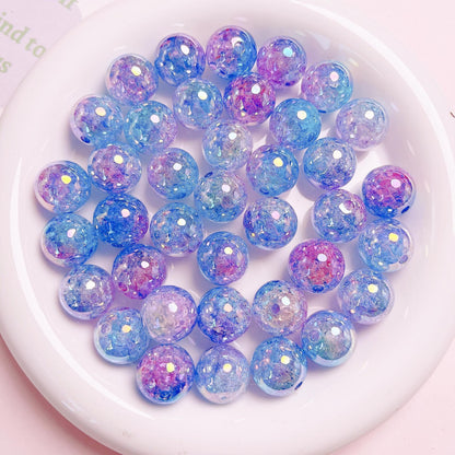 16MM UV dual color gradient burst bead
