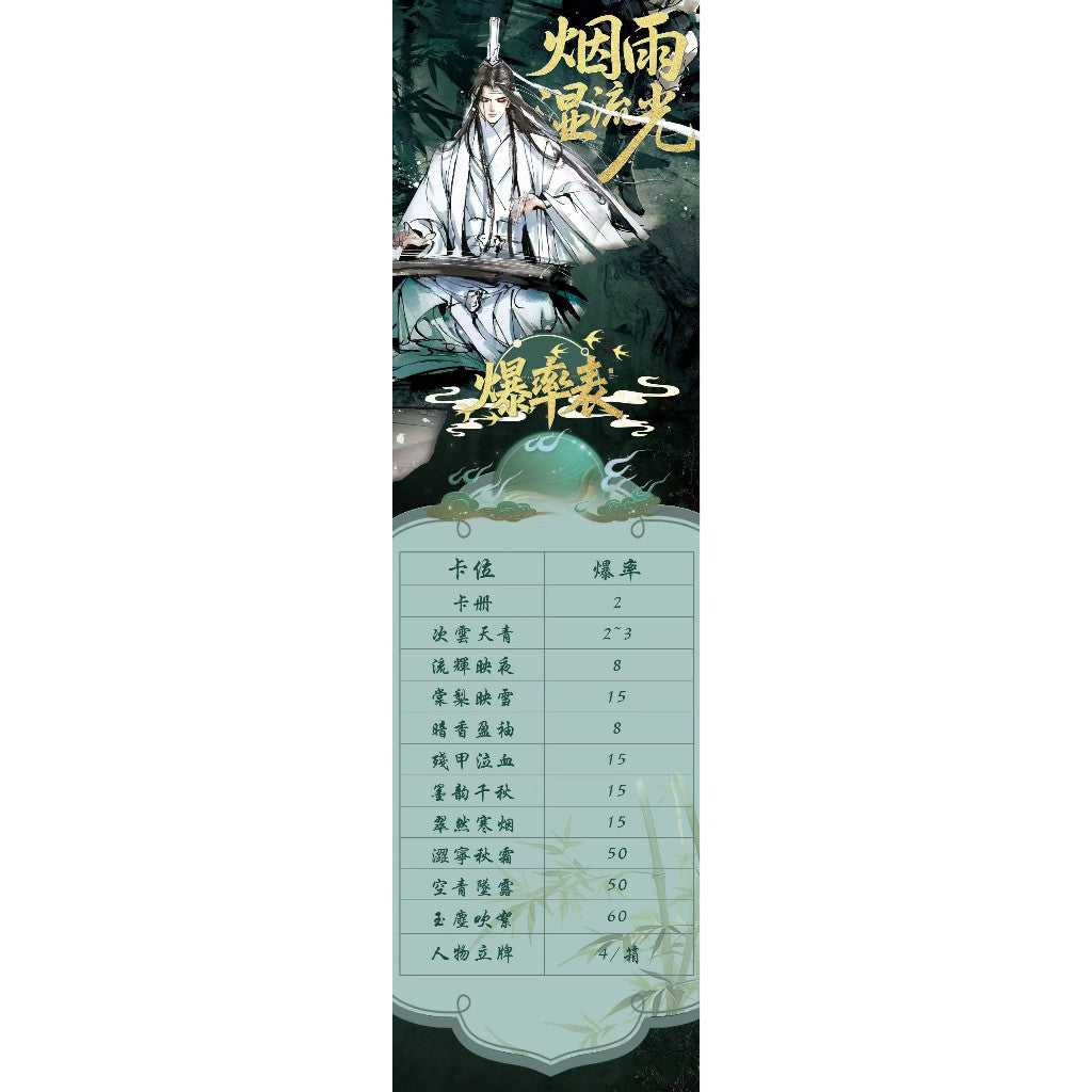 【青鱼文创|耽美《烟雨湿流光》古风男神撕撕乐第一 墨韵千秋+翠然寒烟+澀寧秋霜加拆一