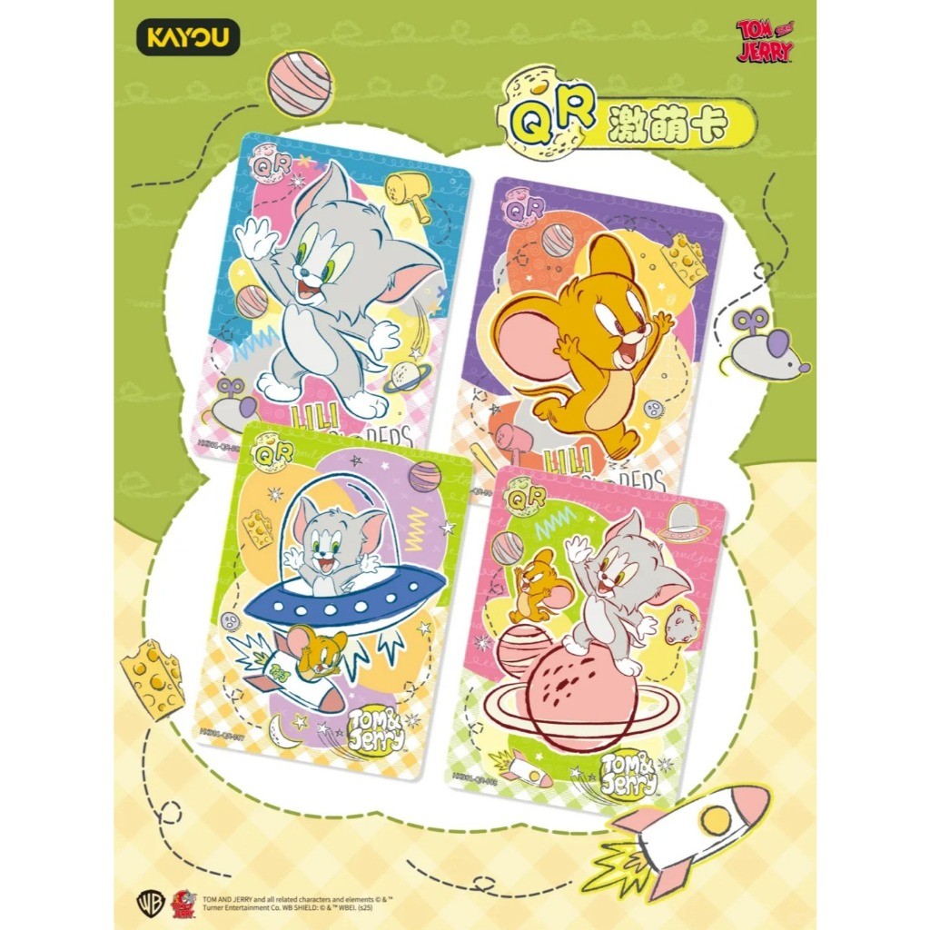卡游猫和老鼠欢喜冤家百变包卡游Tom and Jerry 收藏卡